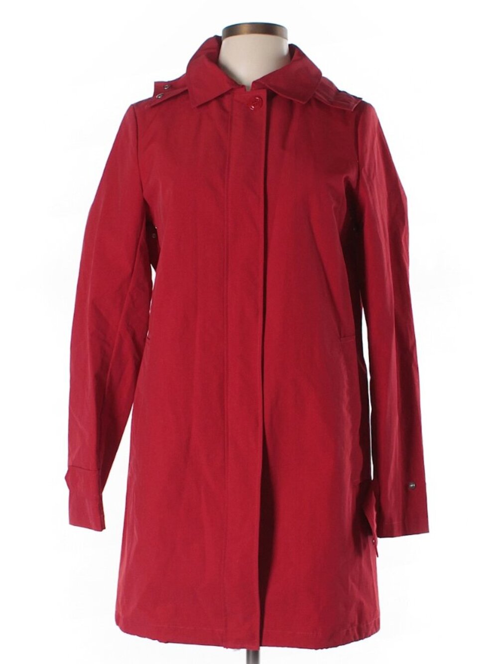 Hunter Premium Collection Red Hooded Raincoat Women’s L